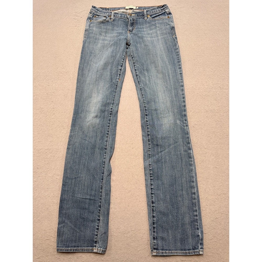 Abercrombie & Fitch Jeans Women's 4L Blue Medium Wash Bootcut Low Rise Whiskered
